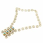 Opal Halskette Gelbgold 750 / 18K - Bild 4 Vorschau