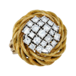 „Nest“ Ring Gr. 55 ca. 1,0 ct Diamanten Gelbgold 750/ 18K ca. 1970er Vorschau