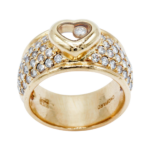 Chopard „Happy Diamonds“ Ring Gr. 50 ca. 1,07ct Diamanten Gelbgold 750/ 18K - Bild 7 Vorschau