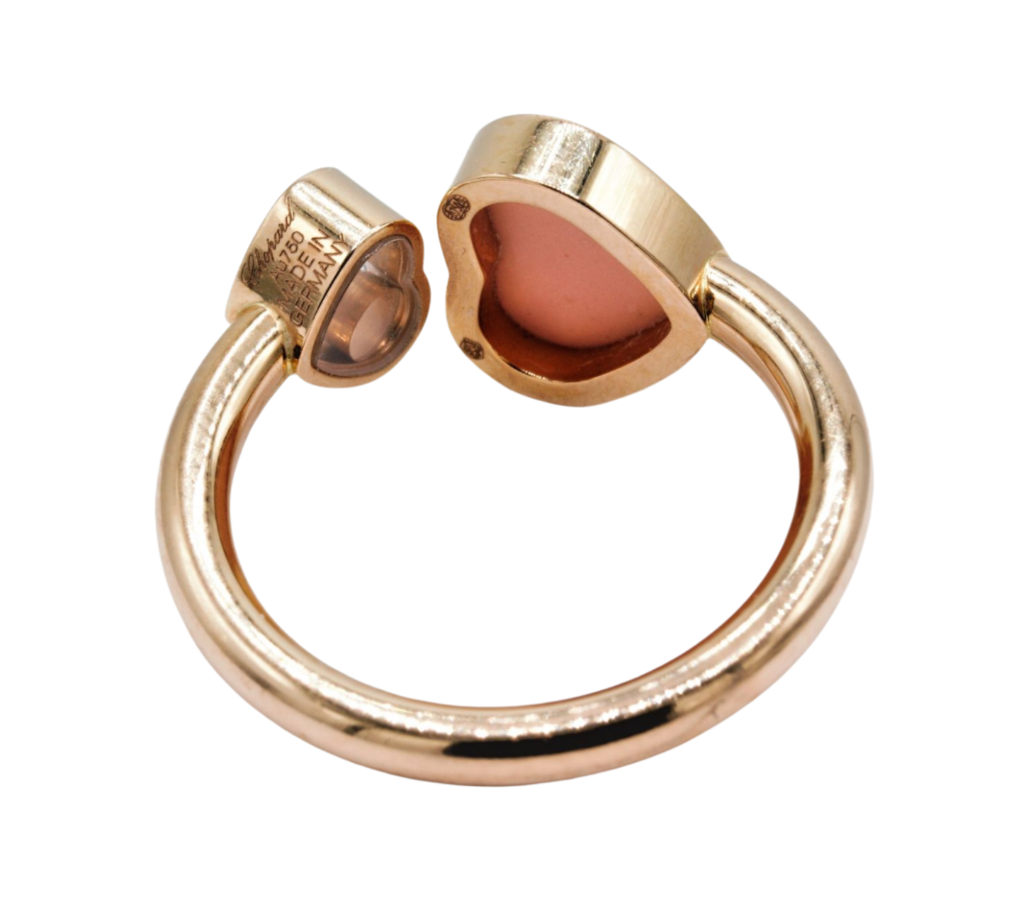 Chopard Happy Hearts Set Ohrringe Ring Gr. 55 Roségold 750/ 18K - Bild 9