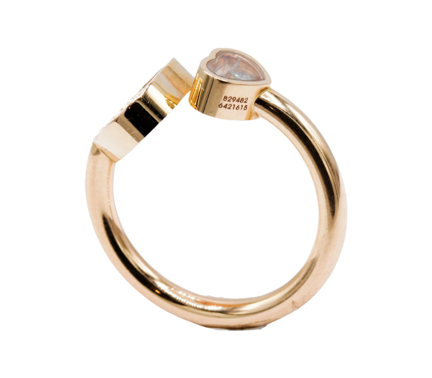 Chopard Happy Hearts Set Ohrringe Ring Gr. 55 Roségold 750/ 18K - Bild 7