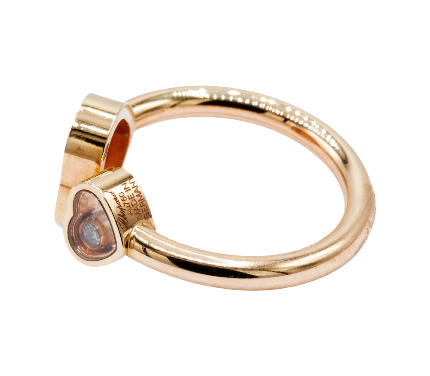 Chopard Happy Hearts Set Ohrringe Ring Gr. 55 Roségold 750/ 18K - Bild 4