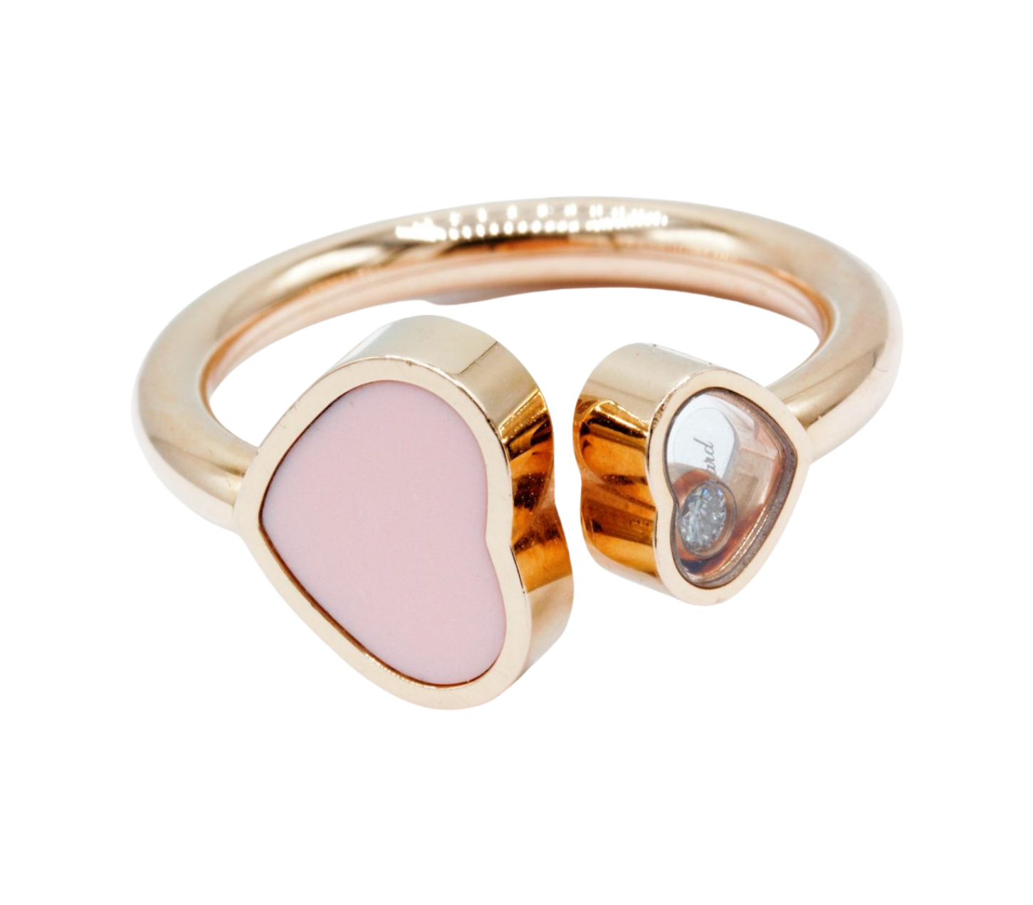 Chopard Happy Hearts Set Ohrringe Ring Gr. 55 Roségold 750/ 18K - Bild 2