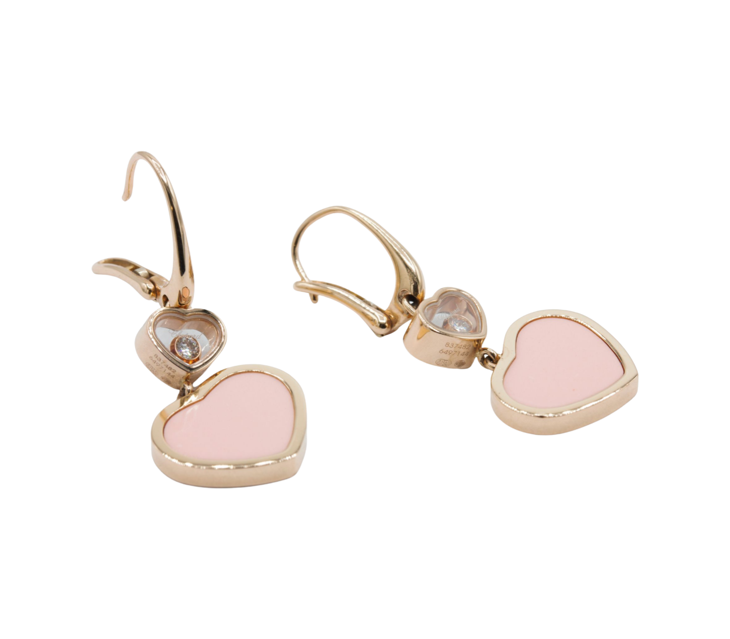 Chopard Happy Hearts Set Ohrringe Ring Gr. 55 Roségold 750/ 18K - Bild 15