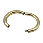 Armreif 17cm ca. 7ct Diamanten Gelbgold 750/ 18K - Bild 3 Vorschau