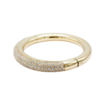 Armreif 17cm ca. 7ct Diamanten Gelbgold 750/ 18K - Bild 8 Vorschau
