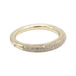 Armreif 17cm ca. 7ct Diamanten Gelbgold 750/ 18K - Bild 9 Vorschau