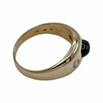 Saphir Ring Gr.57 ca. 0,20ct Diamanten Gelbgold 750/ 18K - Bild 3 Vorschau