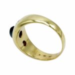 Saphir Ring Gr.57 ca. 0,20ct Diamanten Gelbgold 750/ 18K - Bild 7 Vorschau