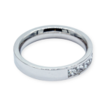 Friedrich Halbmemoire Ring Gr. 54 ca.0,96ct Diamanten Weißgold 750/ 18K - Bild 3 Vorschau