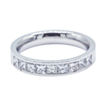 Friedrich Halbmemoire Ring Gr. 54 ca.0,96ct Diamanten Weißgold 750/ 18K Vorschau