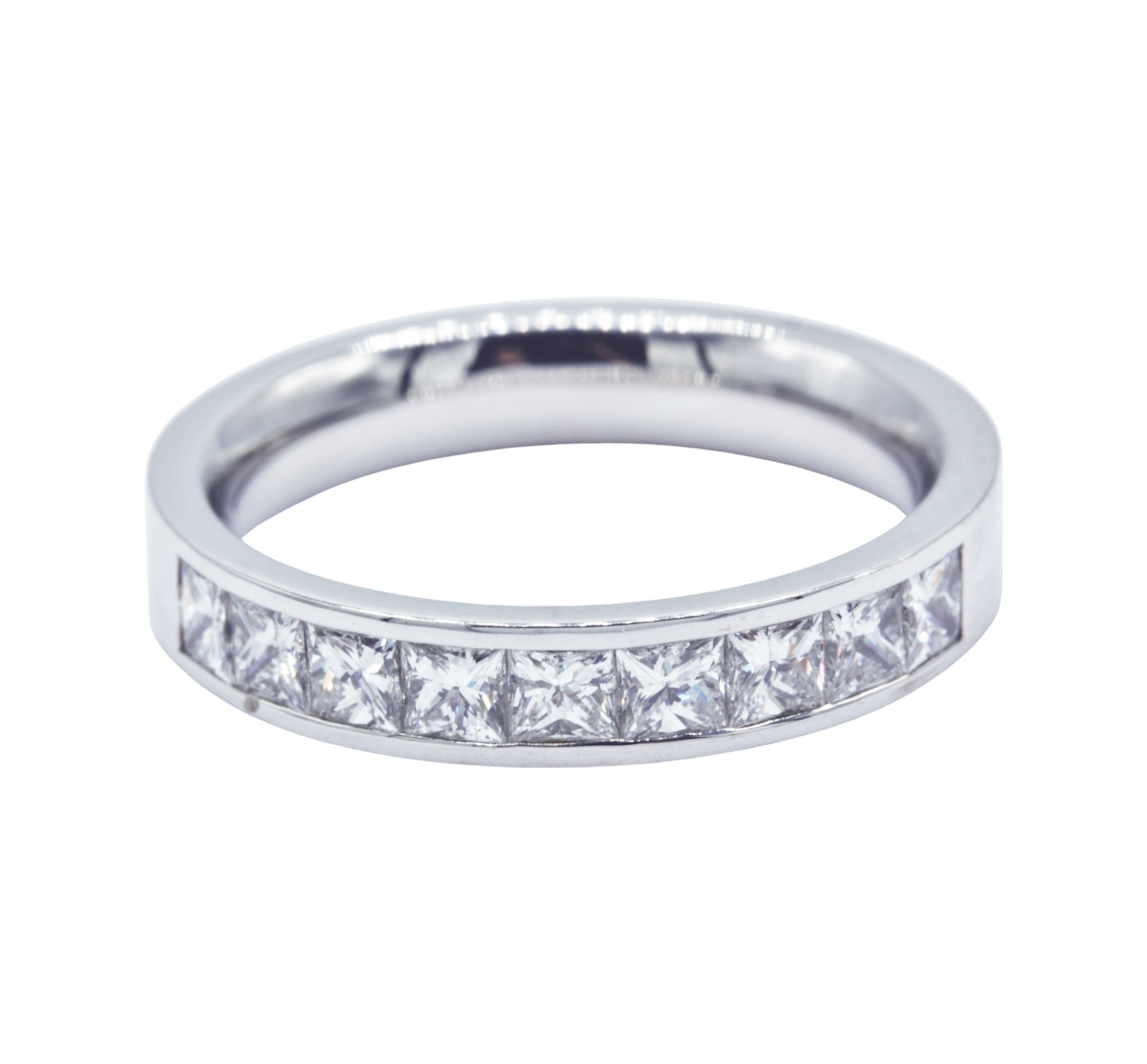 Friedrich Halbmemoire Ring Gr. 54 ca.0,96ct Diamanten Weißgold 750/ 18K