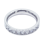 Friedrich Halbmemoire Ring Gr. 54 ca.0,96ct Diamanten Weißgold 750/ 18K - Bild 6 Vorschau