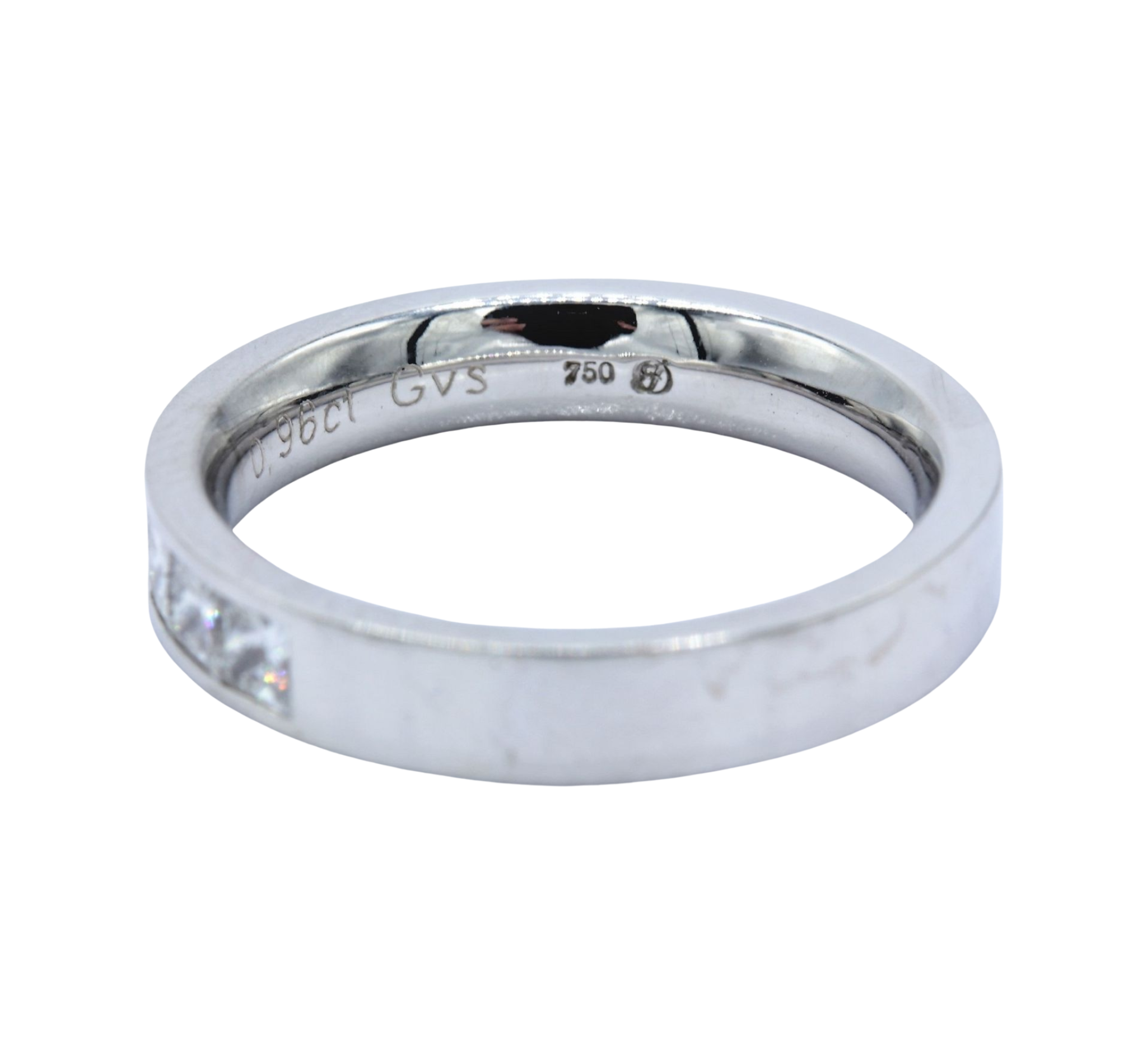 Friedrich Halbmemoire Ring Gr. 54 ca.0,96ct Diamanten Weißgold 750/ 18K - Bild 7