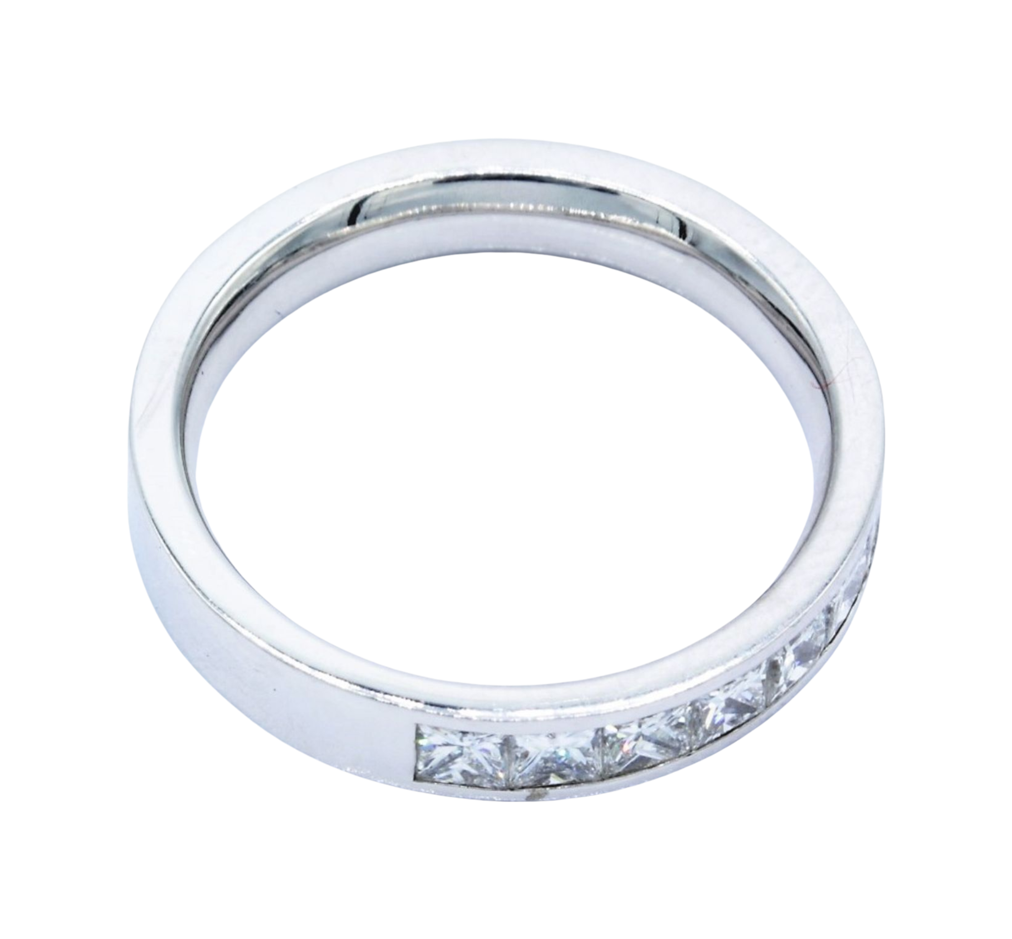 Friedrich Halbmemoire Ring Gr. 54 ca.0,96ct Diamanten Weißgold 750/ 18K - Bild 8