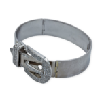 „Gürtel“ Armband 19cm ca. 1,17ct Diamanten Weißgold 750/ 18K - Bild 5 Vorschau
