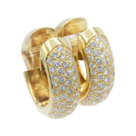 Creolen ca. 2,5ct Diamanten Gelbgold 750/ 18K - Bild 8 Vorschau