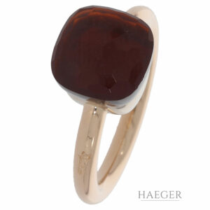 Pomellato Nudo Ring in 750er Gelbgold mit Granat