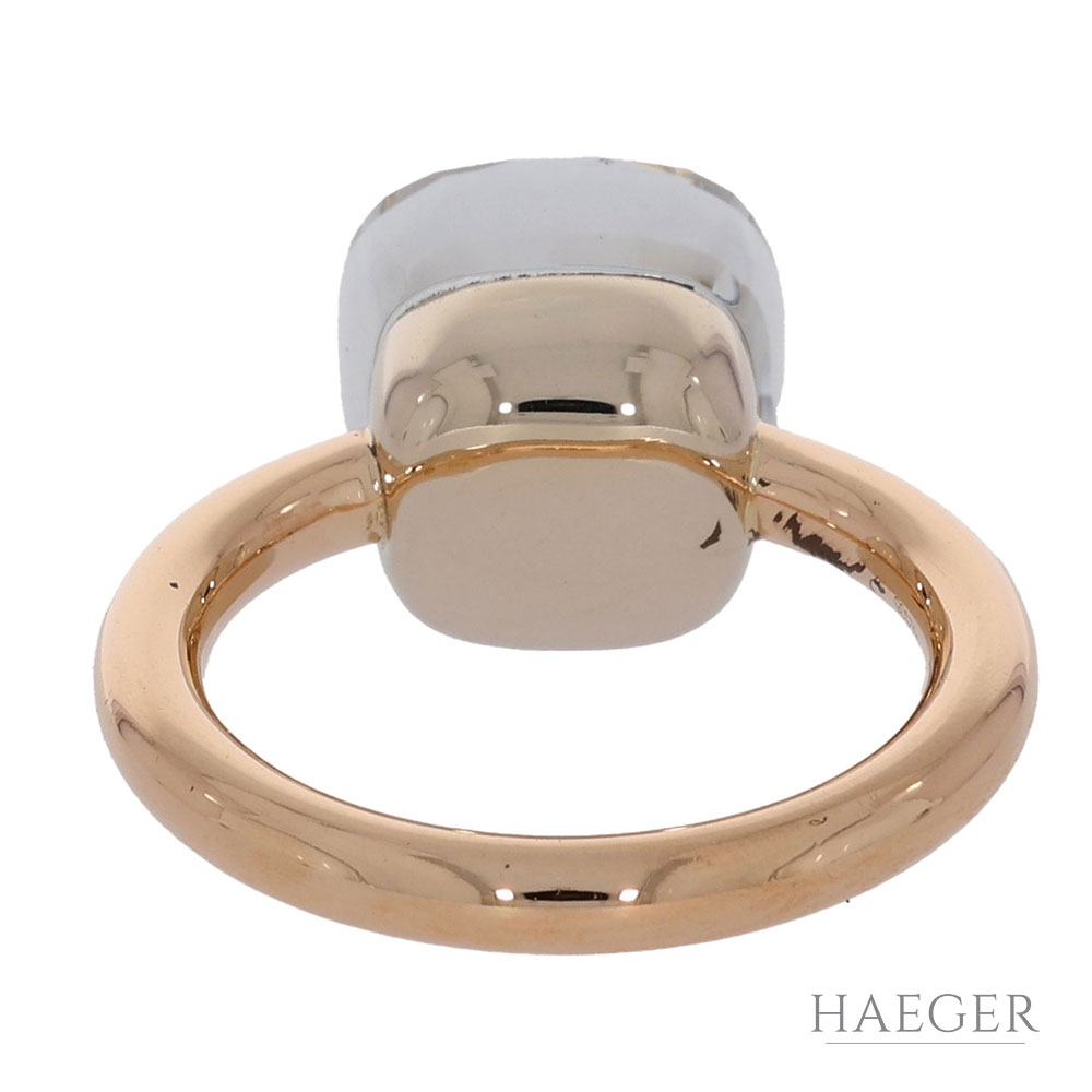 Pomelatto Nudo classic Ring Gr.48 Roségold 750 / 18K mit Topaz mit Zertifikat