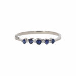 Saphir Diamant Armreif in 750er Weissgold Vorschau