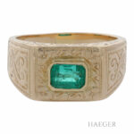 Smaragd Ring Gelbgold 750 / 18k. ca. 2,00 ct. DSEF Zertifikat Vorschau
