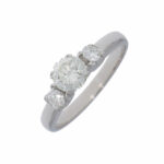 Solitär Diamantring in 750er Weissgold Vorschau