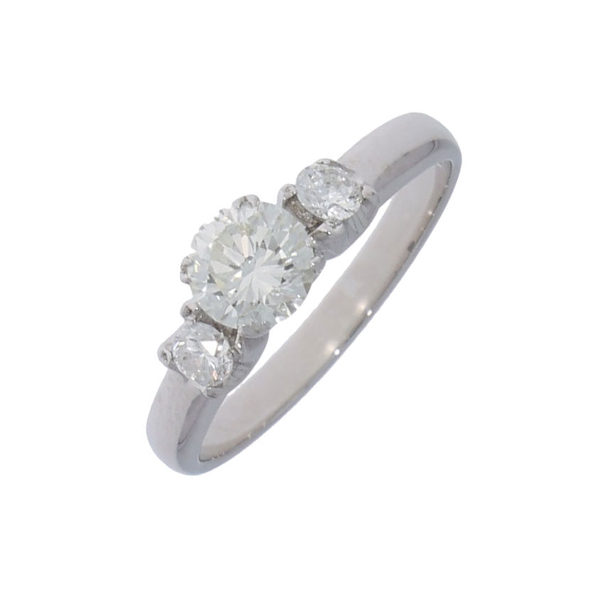 Solitär Diamantring in 750er Weissgold