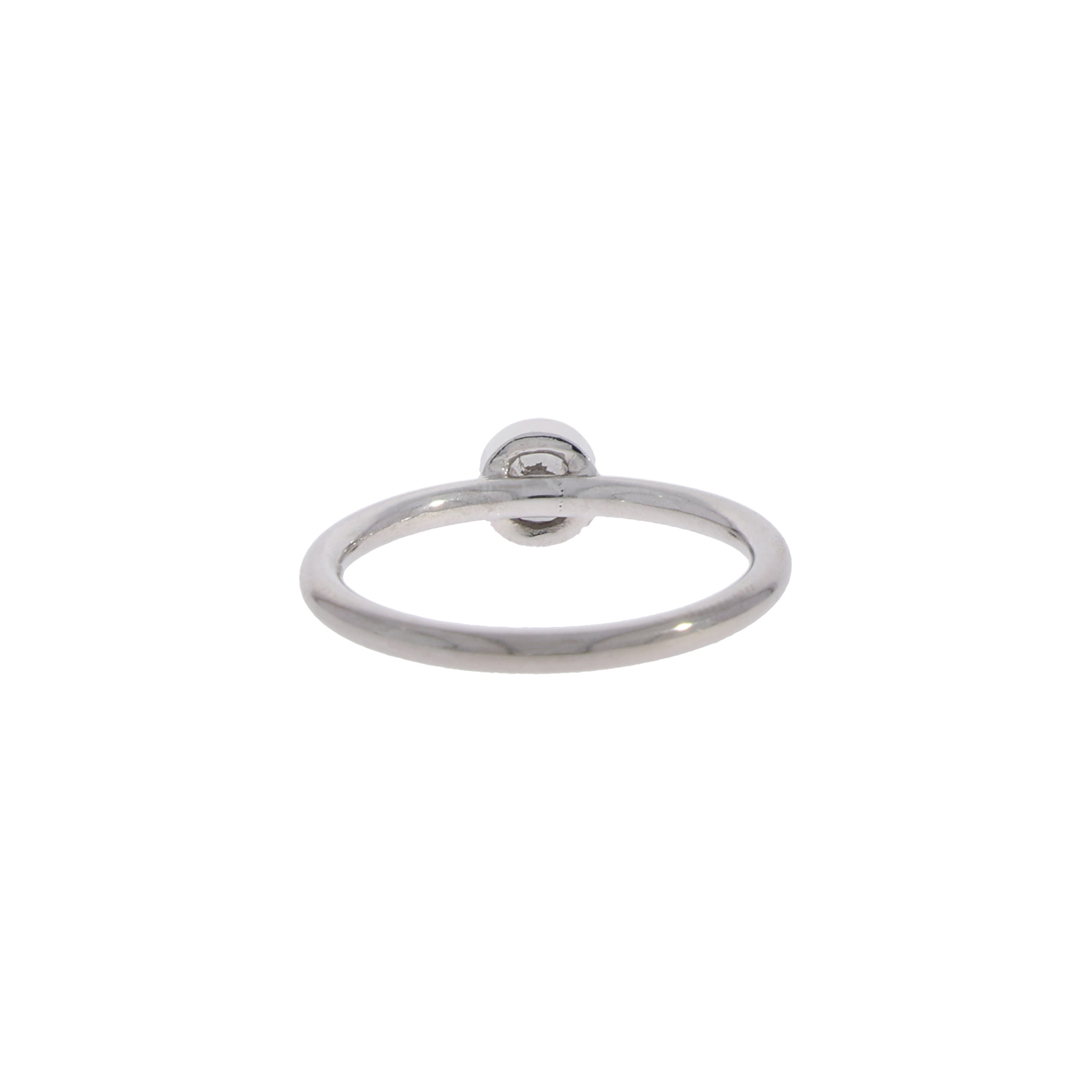 Solitärring Gr.58,5 Weißgold 585 / 14K mit Diamant 0,35ct