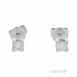 Solitärohrstecker Weißgold 585 / 14K mit 0,2ct Diamanten Vorschau