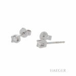 Solitärohrstecker Weißgold 585 / 14K mit 0,2ct Diamanten Vorschau