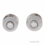 Solitärohrstecker Weißgold 585 / 14K mit 0,6ct Diamanten Vorschau