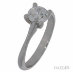 Solitär Diamant Ring Weißgold 750 / 18 Kt. 0,92ct. VS/D GIA Zertifikat Vorschau