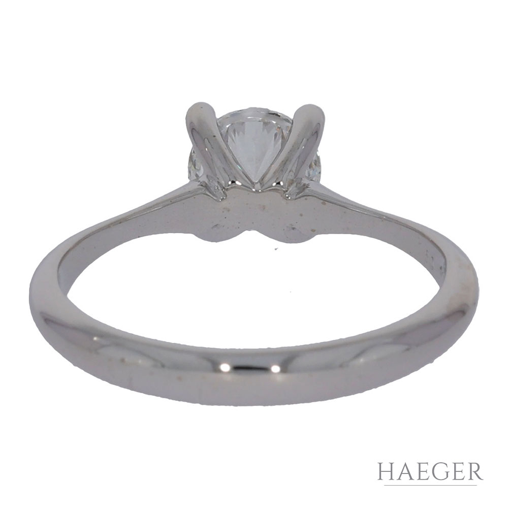 Solitär Diamant Ring Weißgold 750 / 18 Kt. 0,92ct. VS/D GIA Zertifikat