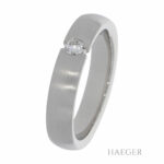 Spannring Gr.53 Platin 950 mit 0,1ct Diamant Vorschau