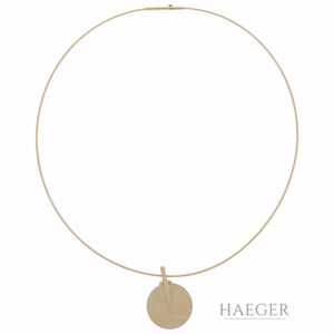 Steck Schmuck Design Collier in Bicolor Gold