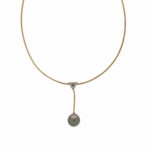 Tahiti Perlcollier in 750er Gelbgold Vorschau
