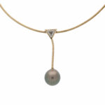 Tahiti Perlcollier in 750er Gelbgold Vorschau