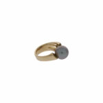 Edler Diamantring mit Tahitiperle in 750er Gelbgold Vorschau