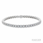 Tennisarmband 17,5cm Weißgold 750 / 18K mit 9ct Diamanten Vorschau
