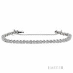 Tennisarmband Weißgold 750 / 18K mit 8ct Diamanten Vorschau