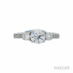 Solitärring Gr.49 Weißgold 750 / 18K mit ca. 1,01ct Diamanten / IGI Zert. Vorschau