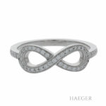 Tiffany and Co. Infinity Ring Platin 950 mit 0,4ct Diamanten und Originaler Box Vorschau