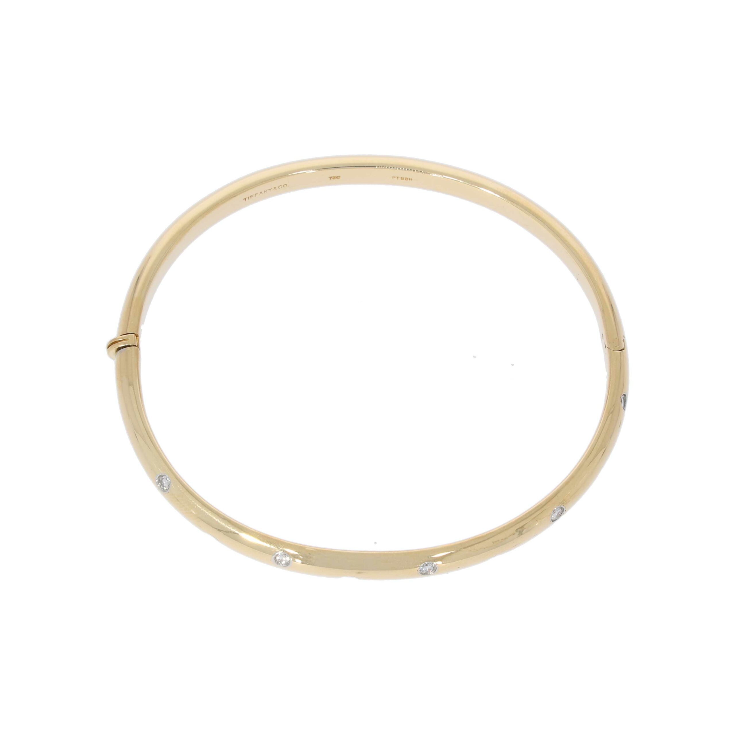Tiffany & Co. Diamantarmreif in 750er Gelbgold