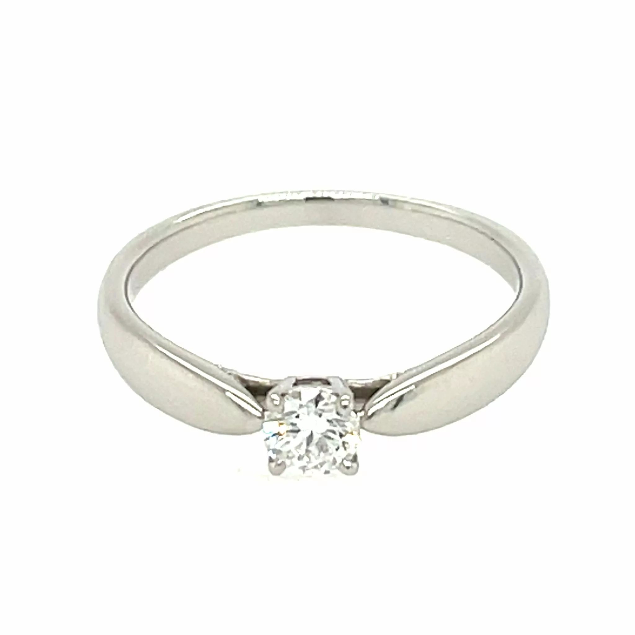 Tiffany & Co. Solitär Diamant Ring in 950er Platin mit Zertifikat