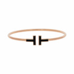 Tiffany and Co T black Onyx wire Roségold 750/18K Vorschau