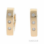 Ohrringe Gelbgold 750 / 18K mit 0,1ct Diamanten Vorschau