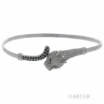 Panther Armreif Weißgold 750 / 18K mit 1ct Diamanten - Bild 2 Vorschau