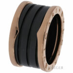 Bulgari B.Zero1 Ring Gr.53 Roségold 750 / 18K 4 Band mit Keramik Vorschau