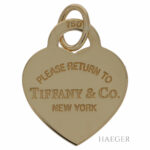 Please Return To Tiffany & Co. Anhänger Gelbgold 750 / 18K Vorschau