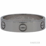 Cartier Love Ring Gr.64 Weißgold 750 / 18K - Bild 2 Vorschau